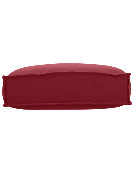 Cuscino Rosso Vino 50 x 40 x 12 cm Tessuto Oxford