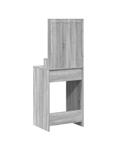 Tavolo da Trucco con lo scaffale Grigio Sonoma 50 x 41 x 135 cm