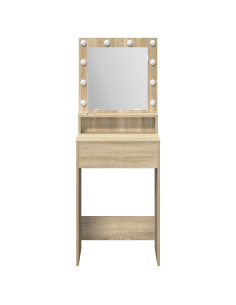 Tavolo da Trucco con lo scaffale Rovere Sonoma 50 x 41 x 135 cm 2