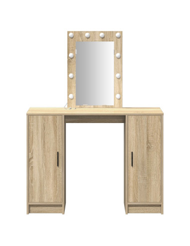 Tavolo da Trucco Marrone 102 x 33 x 135 cm Legno multistrato