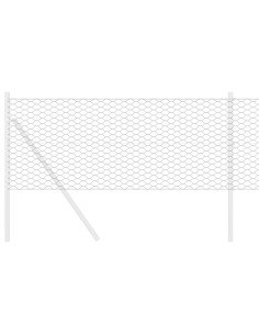 Recinzione Esagonale Grigio 0,5 x 50 m PVC 2