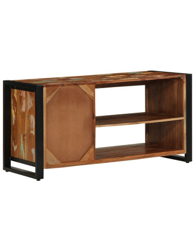 Panca per scarpe Multicolore Legno massello di recupero