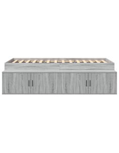 Struttura del letto con cassetto Grigio Sonoma 100 x 200 cm