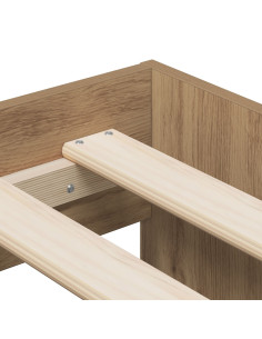 Struttura del letto Rovere artigianale 100 x 200 cm