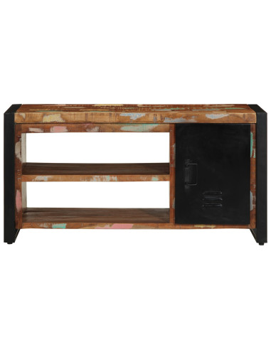 Panca per scarpe Multicolore Legno massello di recupero