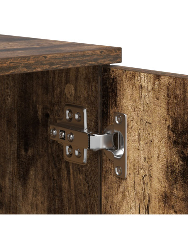 Struttura del letto Rovere fumé 100 x 200 cm Legno multistrato