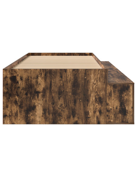 Struttura Letto  Rovere Affumicato 100x200 cm