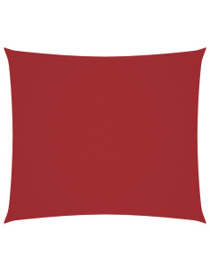 Parasole a Vela Oxford Rettangolare 2,5x3 m Rosso 2