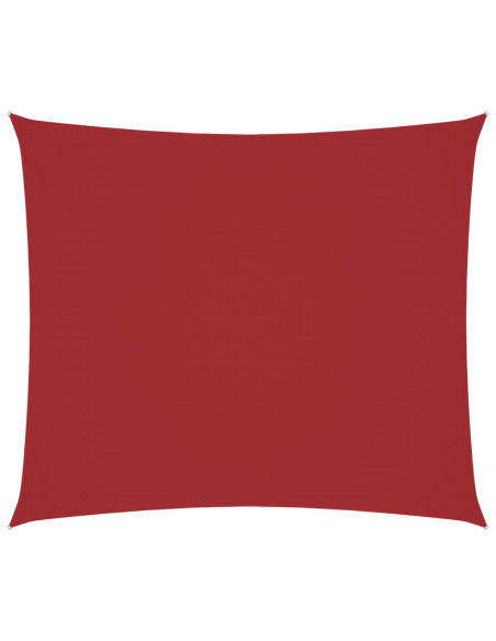 Parasole a Vela Oxford Rettangolare 2,5x3 m Rosso