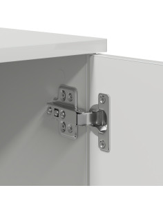 Struttura del letto Bianco 90 x 200 cm Legno multistrato 2