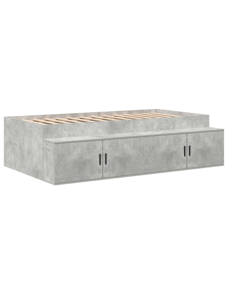 Rete Letto Grigio Cemento 90x200 cm