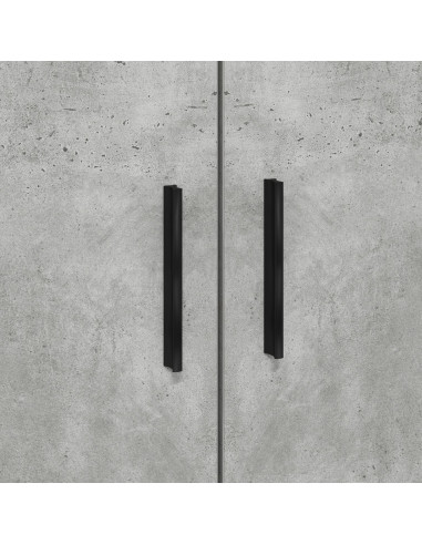 Struttura del letto con cassetto Grigio cemento 90 x 200 cm