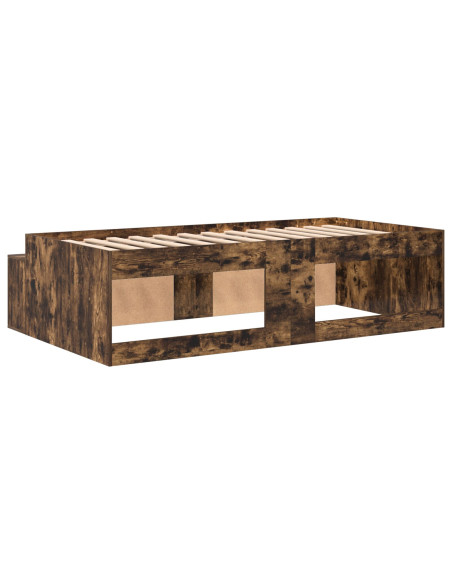 Struttura Letto  Rovere Affumicato 90x200 cm