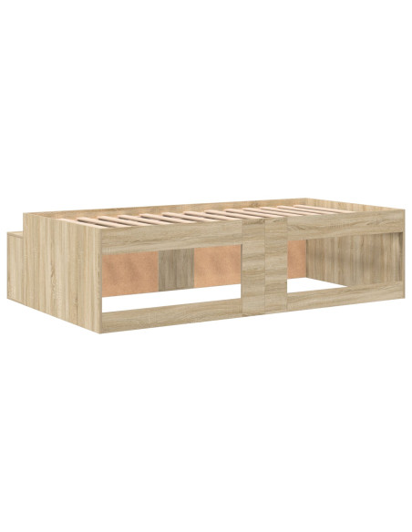 Struttura Letto  Rovere Sonoma 80x200 cm