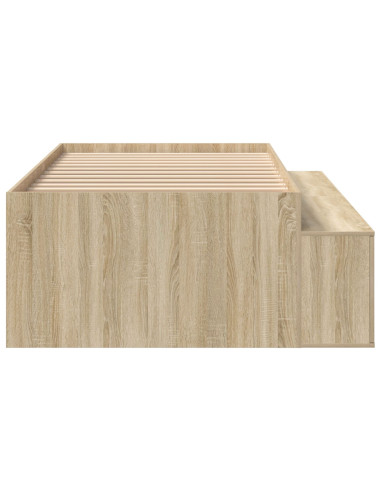 Struttura del letto Rovere Sonoma 80 x 200 cm Legno multistrato