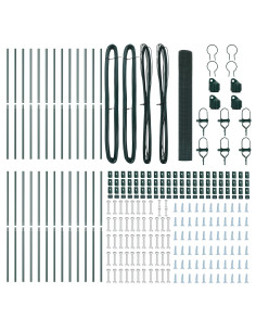 Palo della recinzione Verde 50 x 1,2 m (maglia 25 x 25 mm)