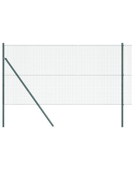 Palo della recinzione Verde 50 x 1,2 m (maglia 25 x 25 mm)