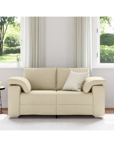 Divanetto  Crema 120 cm in Tessuto