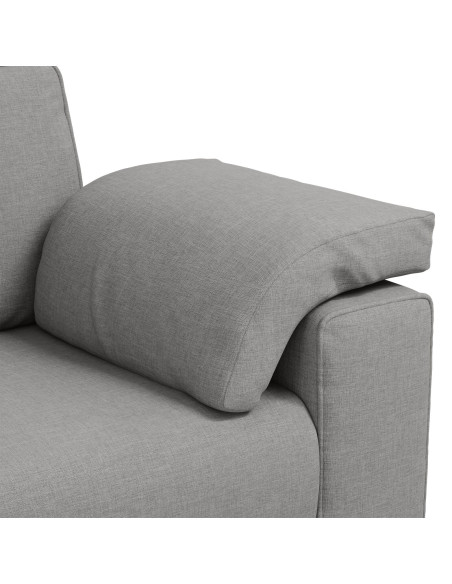 Divanetto  Grigio nuvola da 120 cm in tessuto