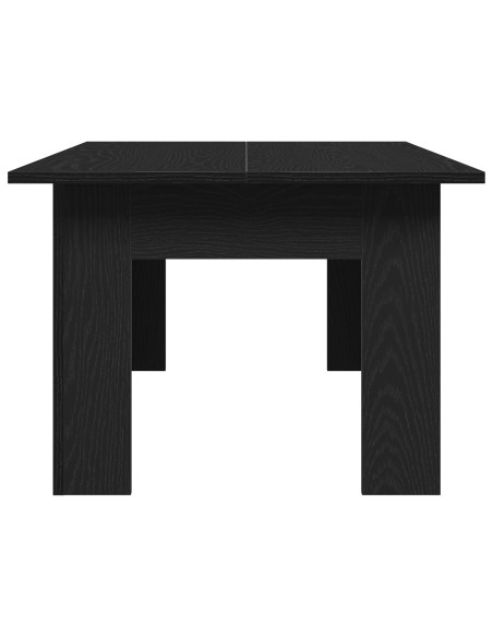 Tavolino da caffè  Nero Rovere 100x60x42 cm in legno ingegnerizzato