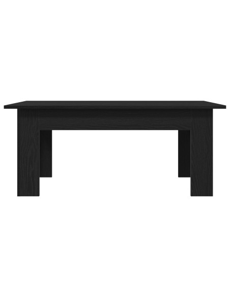 Tavolino da caffè  Nero Rovere 100x60x42 cm in legno ingegnerizzato