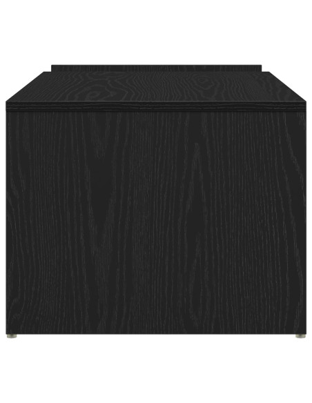 Tavolino da caffè  Nero Rovere 90x45x35 cm in Legno Ingegnerizzato