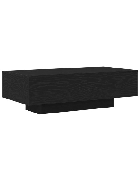Tavolino da caffè  Nero Rovere 100x30x36,5 cm Legno ingegnerizzato