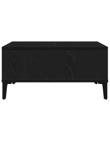 Tavolino da salotto Rovere Nero 60 x 60 x 30 cm