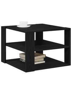 Tavolino da salotto Rovere Nero 58 x 58 x 40 cm 2