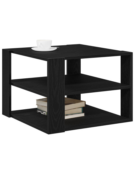 Tavolino da salotto Rovere Nero 58 x 58 x 40 cm