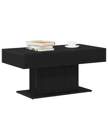 Tavolino da salotto Rovere Nero 96 x 50 x 45 cm