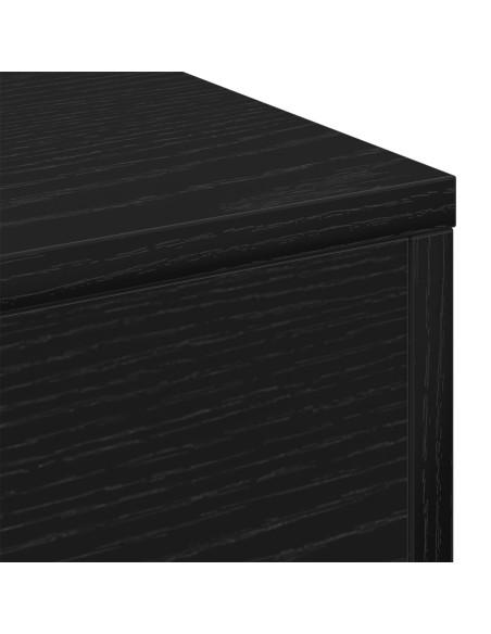 Tavolino da salotto Rovere Nero 96 x 50 x 45 cm