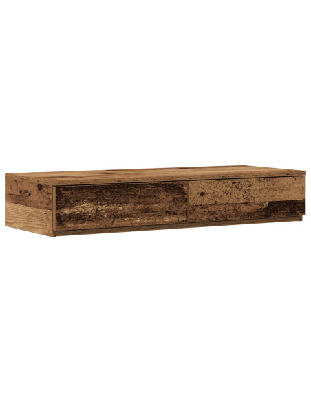 Struttura Letto con Contenitore  Legno Vecchio Legno Ingegnerizzato