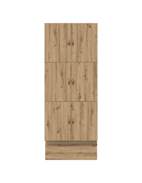 Struttura letto con contenitore  Rovere artigianale