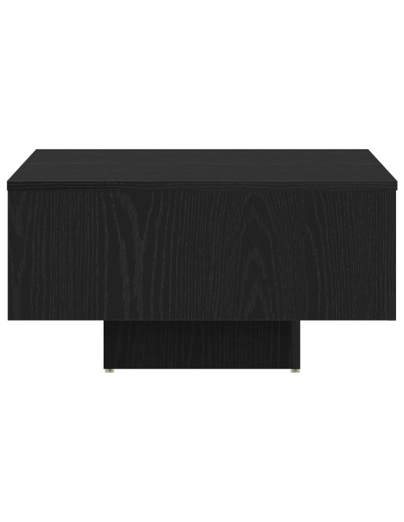 Tavolino da salotto Rovere nero 60 x 60 x 31.5 cm