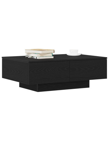 Tavolino da salotto Rovere Nero 90 x 60 x 31 cm