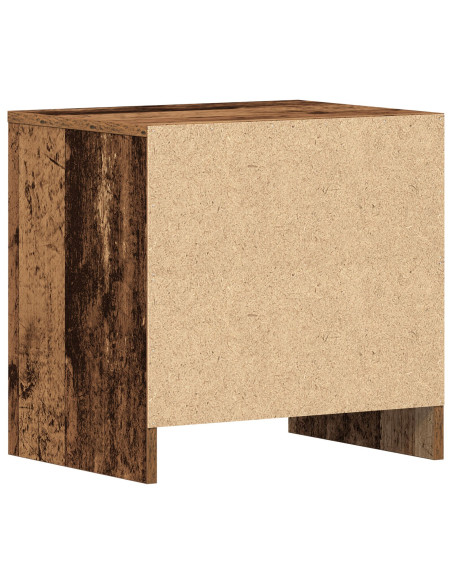 Mobiletto da notte Legno Invecchiato 45x34x44.5 cm Legno ingegnerizzato