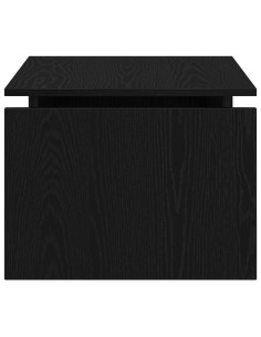 Tavolino da salotto Rovere Nero 68 x 50 x 38 cm 2