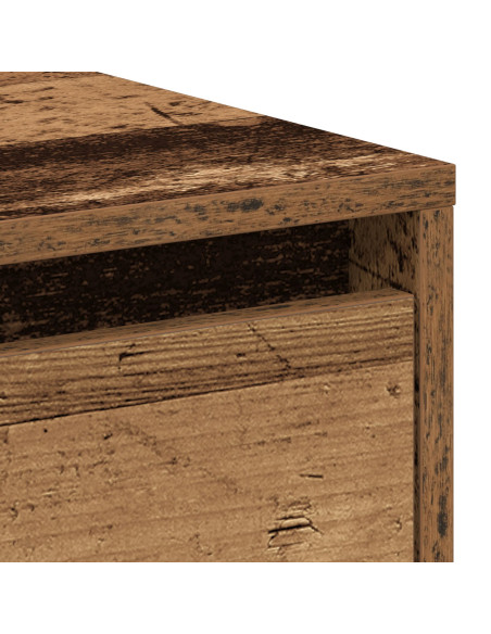 Mobiletto da notte Legno Invecchiato 45x34x44.5 cm Legno ingegnerizzato