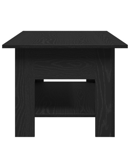 Tavolino da caffè vMix in Nero Rovere 102x55x42 cm in Legno Ingenerizzato