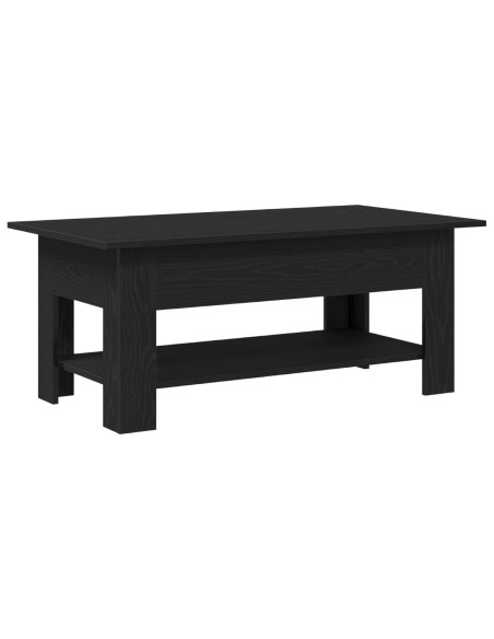 Tavolino da caffè vMix in Nero Rovere 102x55x42 cm in Legno Ingenerizzato