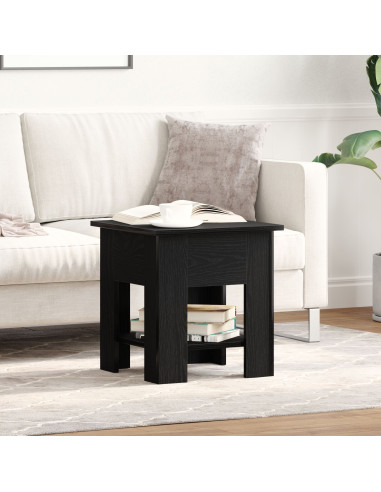 Tavolino da salotto Rovere Nero 40 x 40 x 42 cm