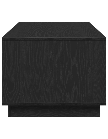 Tavolino da caffè in rovere nero 102x55x43 cm realizzato in legno ingegnerizzato