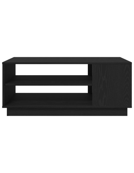 Tavolino da caffè in rovere nero 102x55x43 cm realizzato in legno ingegnerizzato