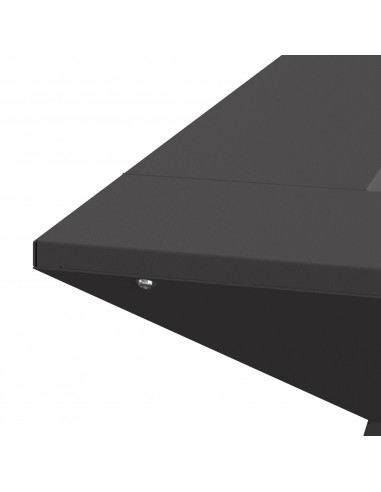 Focolare  Nero 60x60x50 cm Acciaio
