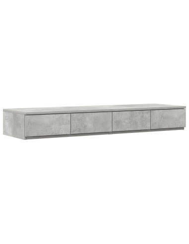 Cassetti per letto Grigio cemento 120 x 36,5 x 16,5 cm