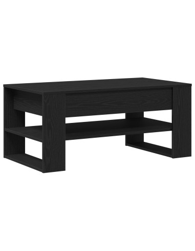 Tavolino da salotto Rovere Nero 102 x 55 x 45 cm