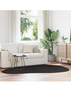 Tappeti per area HUARTE Nero 160 x 230 cm Poliestere