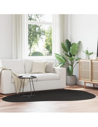 Tappeti per area HUARTE Nero 160 x 230 cm Poliestere