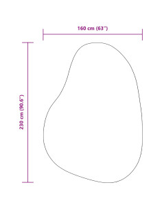 Tappeti per area HUARTE Nero 160 x 230 cm Poliestere 2